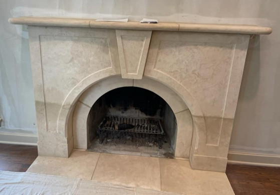 Custom Stone Fireplace