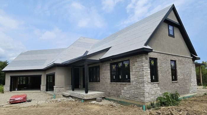 Brick, Stone, and Stucco House